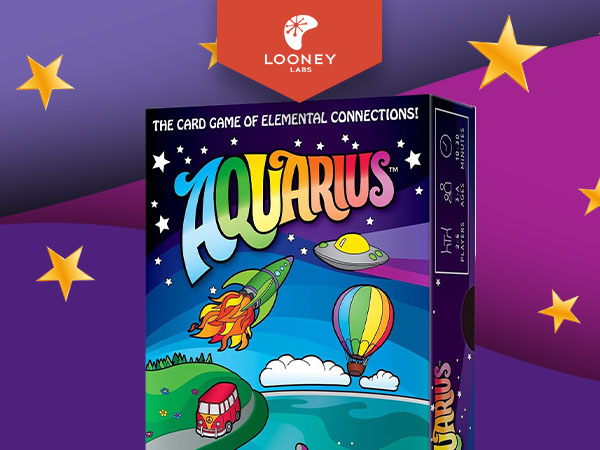 Looney Labs Aquarius Card Game - Pack of 1