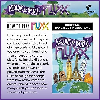 Looney Labs Word Fluxx Ever-Changing Alphabet Card Game