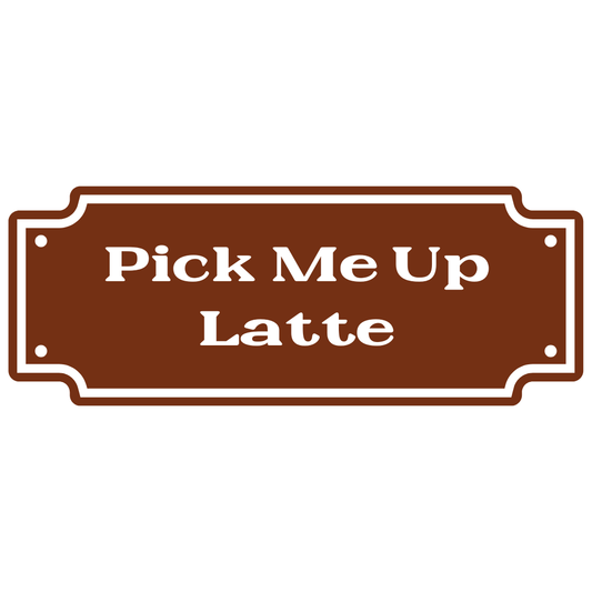 Pick Me Up Latte