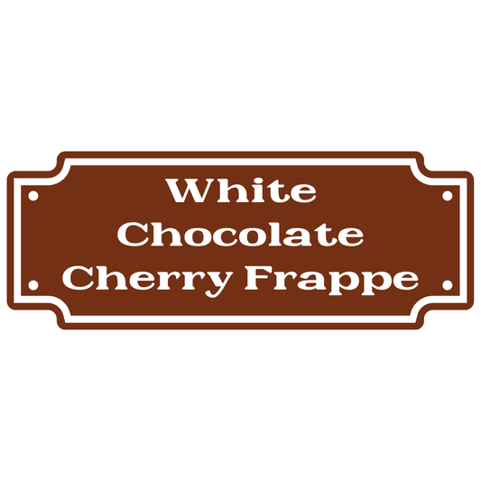 White Chocolate Cherry Frappe