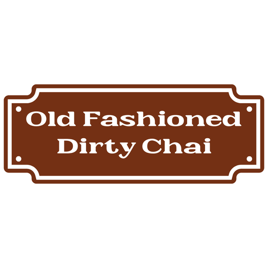 Old Fashioned Dirty Chai