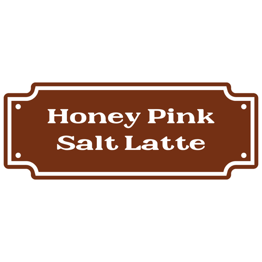 Honey Pink Salt Latte