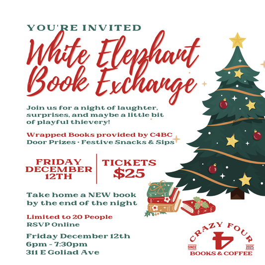 Ticket for Christmas White Elephant Book Exchange 2025