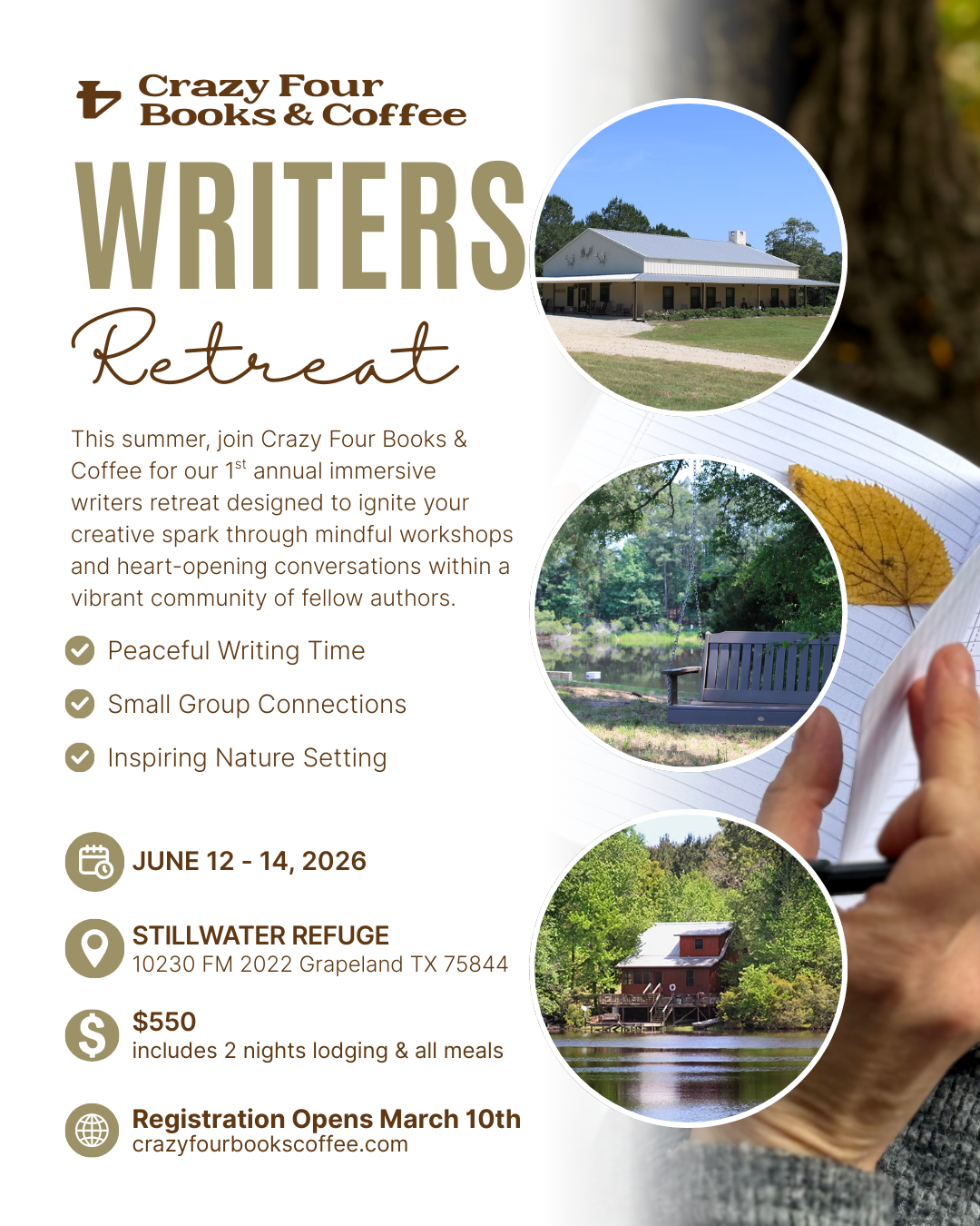 Writers Retreat Summer 2026