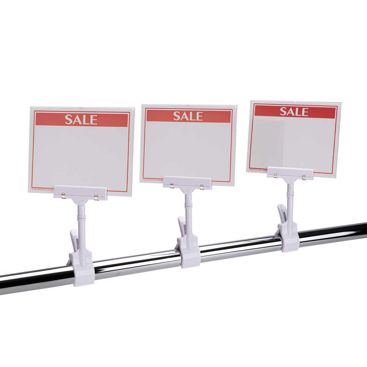 5" X 7" Acrylic Sign Holder With Clamp - Pack of 3