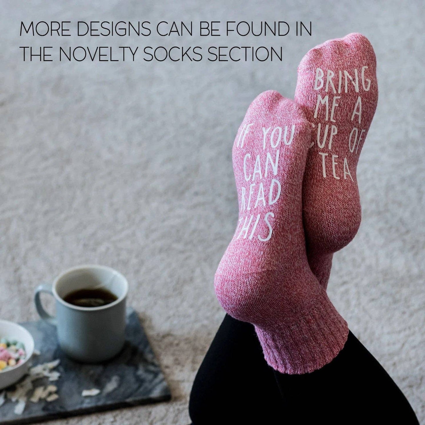 "Meet Me... At The Bookstore" Women's Book Socks