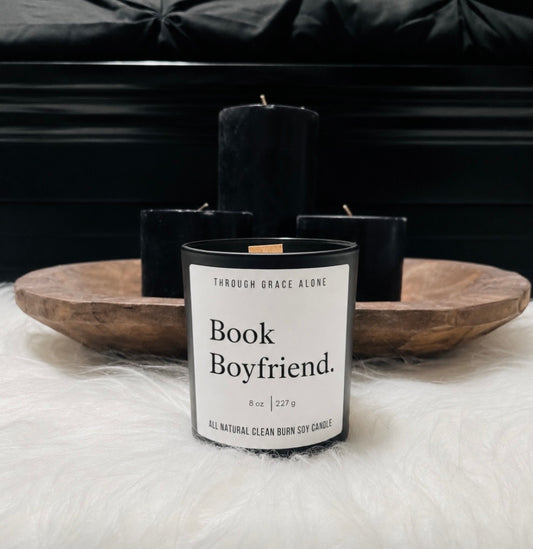 Book Boyfriend Candle